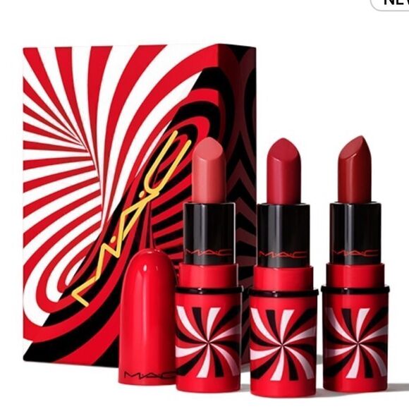 MAC Lipstick TRIO neutral size mini plus Ipsy bag - Picture 3 of 16